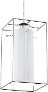 Eglo Lampa wisząca Loncino 1 94377, chrom, szklany klosz, nowoczesny design