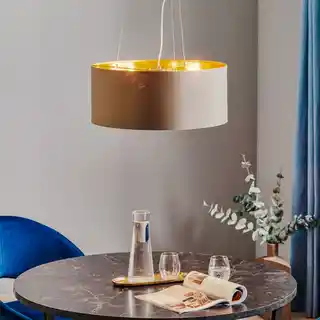 Eglo lampa wisząca Maserlo 31607 chrom szkło nowoczesny design