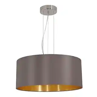 Eglo lampa wisząca Maserlo 31608 cappuccino tekstylna 53 cm
