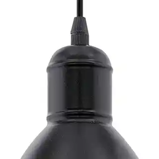Eglo lampa wisząca Priddy 49464, nowoczesny design, białe szkło, metalowa konstrukcja, energooszczędne źródło światła, kolekcja Priddy