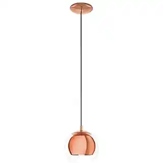 Eglo lampa wisząca Rocamar 94589 chrom, szklany klosz, nowoczesny design