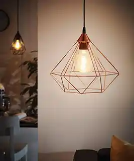 Eglo lampa wisząca Tarbes 94194, miedź, 32,5cm, pojedynczy punkt świetlny
