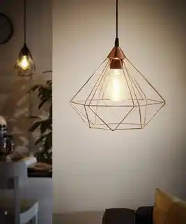 Eglo lampa wisząca Tarbes 94194, miedź, 32,5cm, pojedynczy punkt świetlny