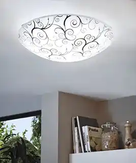 Eglo plafon LED 3x3 6W Margitta 1 96117, nowoczesny, biały, energooszczędny, metalowa konstrukcja