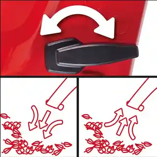 Einhell odkurzacz do liści elektryczny GC EL 3024 E, 3000 W, 45 litrów, z funkcją dmuchawy, aluminiowa rura, kabel 10 m