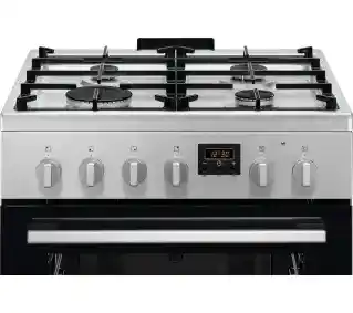 Electrolux 500 LKK640221X Termoobieg Kuchnia gazowo-elektryczna