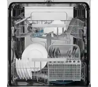 Electrolux 600 E62LC100S 60cm Sensorcontrol Glasscare Kosz na sztućce Zmywarka do zabudowy