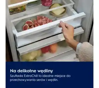 Electrolux 600 LNT6HC37K0 200,5cm Czarny inox Lodówka