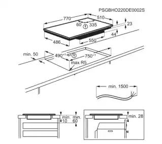 Electrolux EIS8959 78cm Płyta indukcyjna