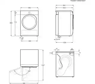 Electrolux EW8H258SP PerfectCare 800 8kg suszarka