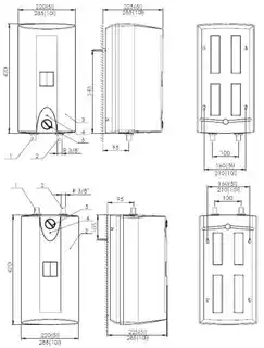 Elektromet Bojler elektryczny Beta Mini 5L podumyw 014-00-711