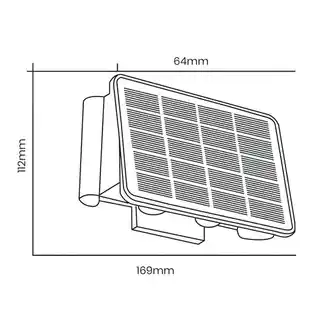 Elight Kinkiet zewnętrzny solarny Alf EKO9099 Czarny