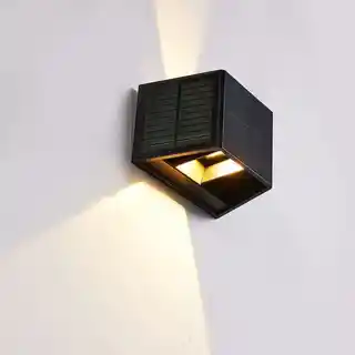 Elight Kinkiet zewnętrzny solarny Wings EKO9097 Czarny