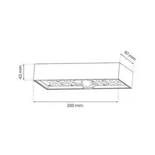 Elight Lampa solarna Brick EKO9181 Czarny