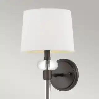 Elstead kinkiet Barbour brązowy QZ-BARBOUR1-HO, lampa ścienna, zachodni styl