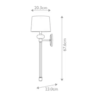 Elstead Kinkiet Barbour polerowany nikiel QZ-BARBOUR1-PN
