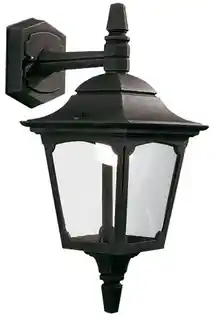 Elstead Lighting Kinkiet elewacyjny Chapel CPM2 czarny IP44, zewnętrzny, klasyczny, ogrodowy