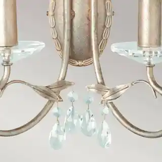 Elstead kinkiet CHRISTINA CRT2 SILVER/GOLD