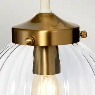 Elstead Lighting kinkiet Cosmos DL-COSMOS1 kremowy postarzałe mosiądz