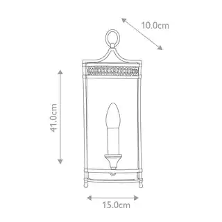Elstead Lighting kinkiet Guildhall GH WB PN polerowany nikiel, nowoczesny, ścienny, metalowy, elegancki, IP44