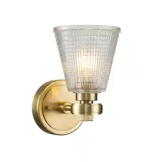 Elstead Lighting Kinkiet Gunnislake szczotkowany mosiądz, kolekcja Bath, model GUNNIS1 BB