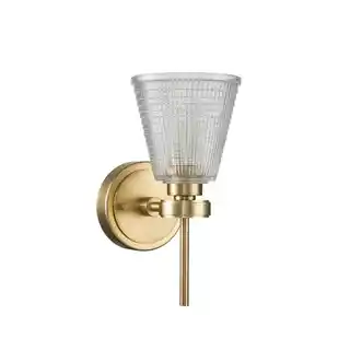 Elstead Lighting Kinkiet Gunnislake szczotkowany mosiądz, kolekcja Bath, model GUNNIS1 BB