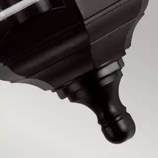 Elstead Lighting Kinsale kinkiet zewnętrzny czarny IP44 dekoracyjny styl, oprawa flush