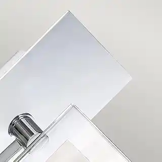Elstead Kinkiet Kolt QZ-KOLT1-PC-BATH IP44 podwójny szklany klosz chrom nowoczesny