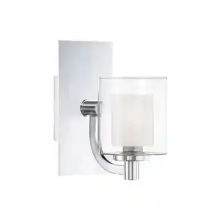 Elstead Kinkiet Kolt QZ-KOLT1-PC-BATH IP44 podwójny szklany klosz chrom nowoczesny