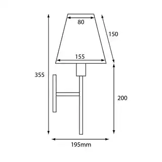 Elstead Lighting kinkiet LUCERNE, szczotkowany nikiel, szary abażur, 1-punkt, nowoczesny, elegancki, kolekcja LUCERNE