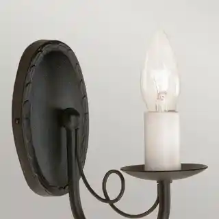 Elstead Lighting kinkiet Minster MN1 czarny, oprawa ścienna, nowoczesny design