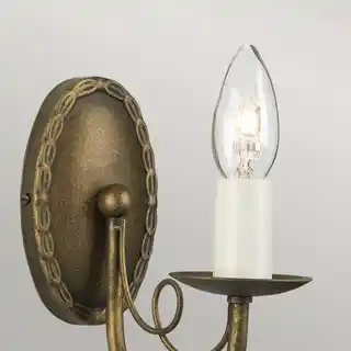 Elstead Lighting kinkiet Minster MN1 czarny złota patyna, oprawa ścienna, nowoczesny design