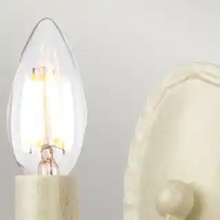 Elstead Lighting kinkiet Minster MN1 IV Gold kość słoniowa złota patyna
