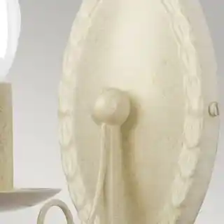 Elstead Lighting kinkiet Minster MN1 IV Gold kość słoniowa złota patyna