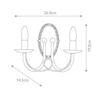 Elstead Lighting kinkiet Minster MN2 czarny, oprawa ścienna, nowoczesny design
