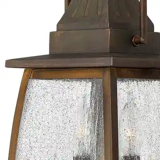 Elstead Kinkiet zewnętrzny Montauk HK M IP44, latarnia ścienna dekoracyjna, stalowa, nowoczesny design