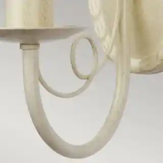 Elstead Lighting kinkiet Olivia OV1 ivory, złota patyna, oprawa w kolorze kości słoniowej