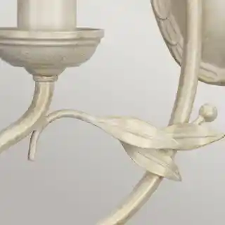 Elstead Lighting kinkiet Olivia OV2 ivory, złota patyna, oprawa w kolorze kości słoniowej