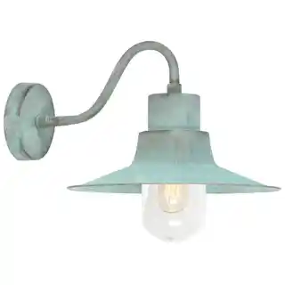 Elstead Sheldon kinkiet zewnętrzny IP44 mosiądz antyczny, metalowa oprawa, oświetlenie elewacyjne, do ogrodu, klasyczny design