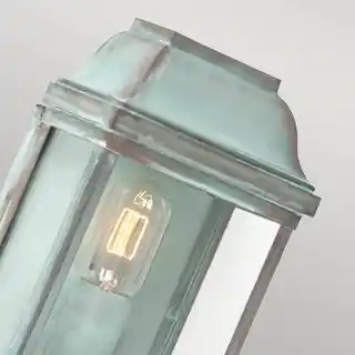 Elstead Lighting Kinkiet Victoria Verdi IP44, zewnętrzny, dekoracyjny, zielony, klasyczny, do ogrodu
