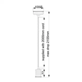 Elstead lampa DOUILLE/P AB