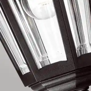 Elstead Lighting lampa wisząca Kinsale chain IP44 czarna industrialna na łańcuchu dekoracyjna