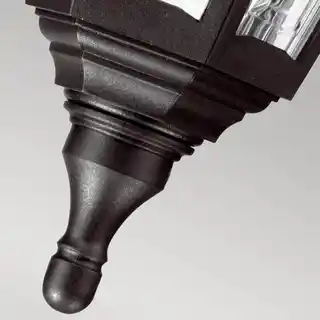 Elstead Lighting lampa wisząca Kinsale chain IP44 czarna industrialna na łańcuchu dekoracyjna