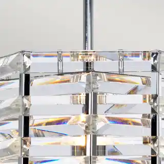 Elstead Lampa kryształowa wisząca Shoal polerowany nikiel SHOAL 1P
