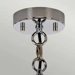 Elstead Lampa kryształowa wisząca Shoal polerowany nikiel 4-płomienna