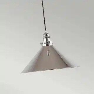 Elstead Lighting lampa loft wisząca Provence PV SP PN nikiel chrom, metalowa, regulowany łańcuch