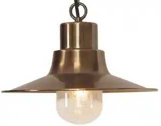 Elstead Lighting Lampa wisząca zewnętrzna Sheldon SHELDON-CH-BR antyczny mosiądz IP44
