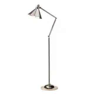 Elstead lampa stojąca Provence PV TL PN, chrom, abażur tekstylny kremowy, nowoczesny design