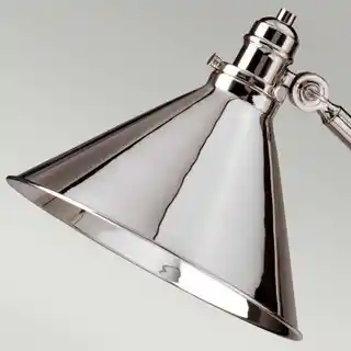 Elstead lampa stojąca Provence PV TL PN, chrom, abażur tekstylny kremowy, nowoczesny design