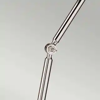 Elstead lampa stojąca Provence PV TL PN, chrom, abażur tekstylny kremowy, nowoczesny design